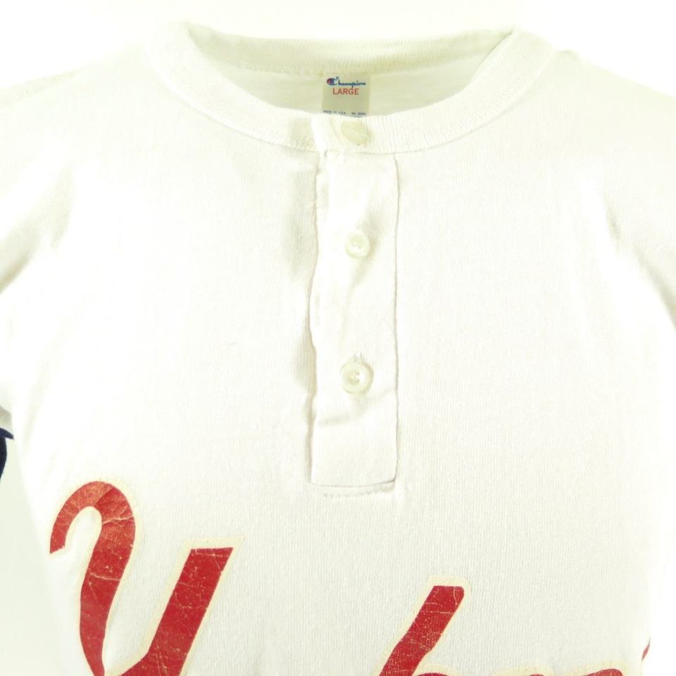 Vintage Champion MLB NY Yankees Tee Shirt 1980s Size Small Made in USA