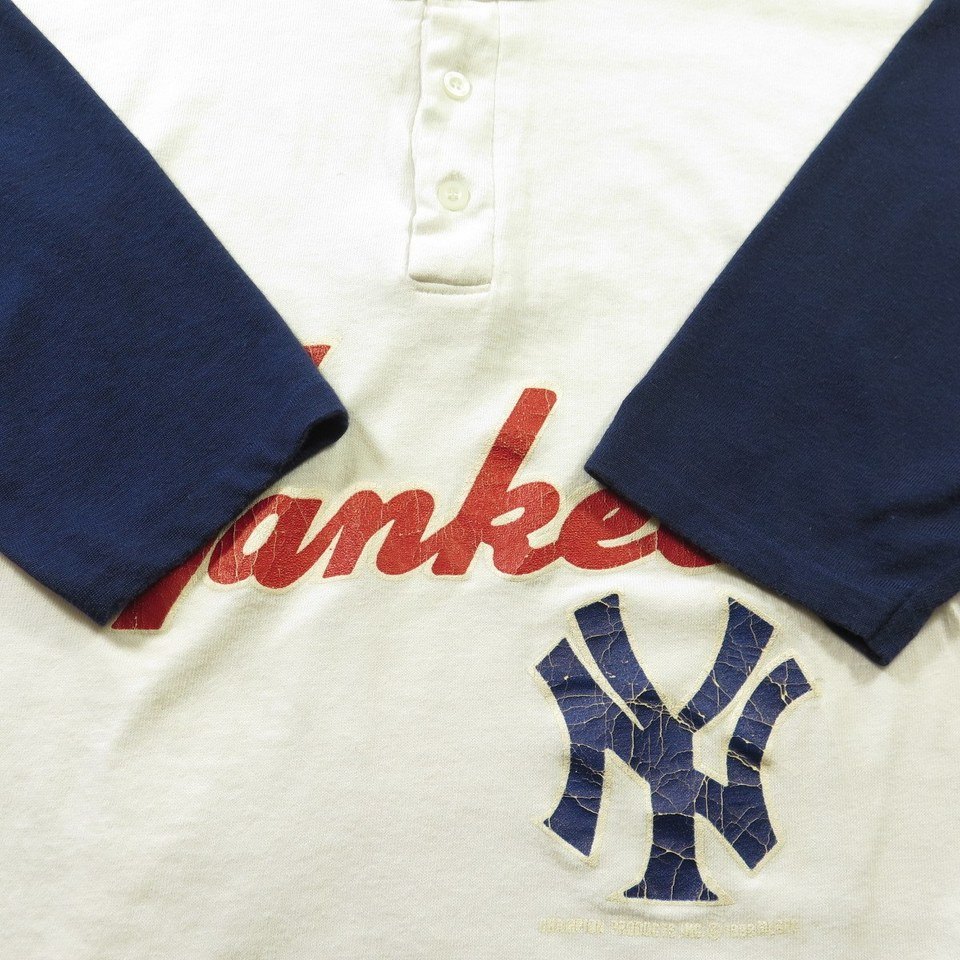 80s New York Yankees Pinstripe t-shirt Youth Medium - The Captains