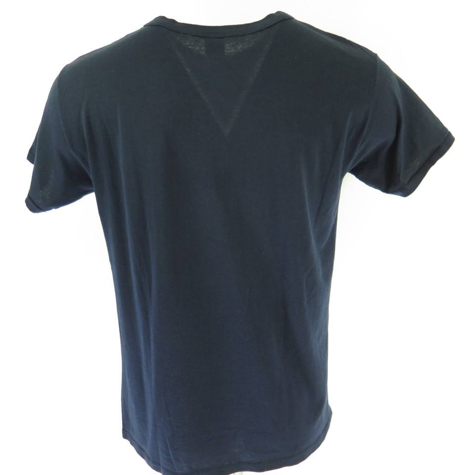 Vintage 80's Champion N.Y. YANKEES Big Center Logo MLB Dark Blue Color Crew  Neck T-Shirt Adult Small to Medium Size - BIDSTITCH
