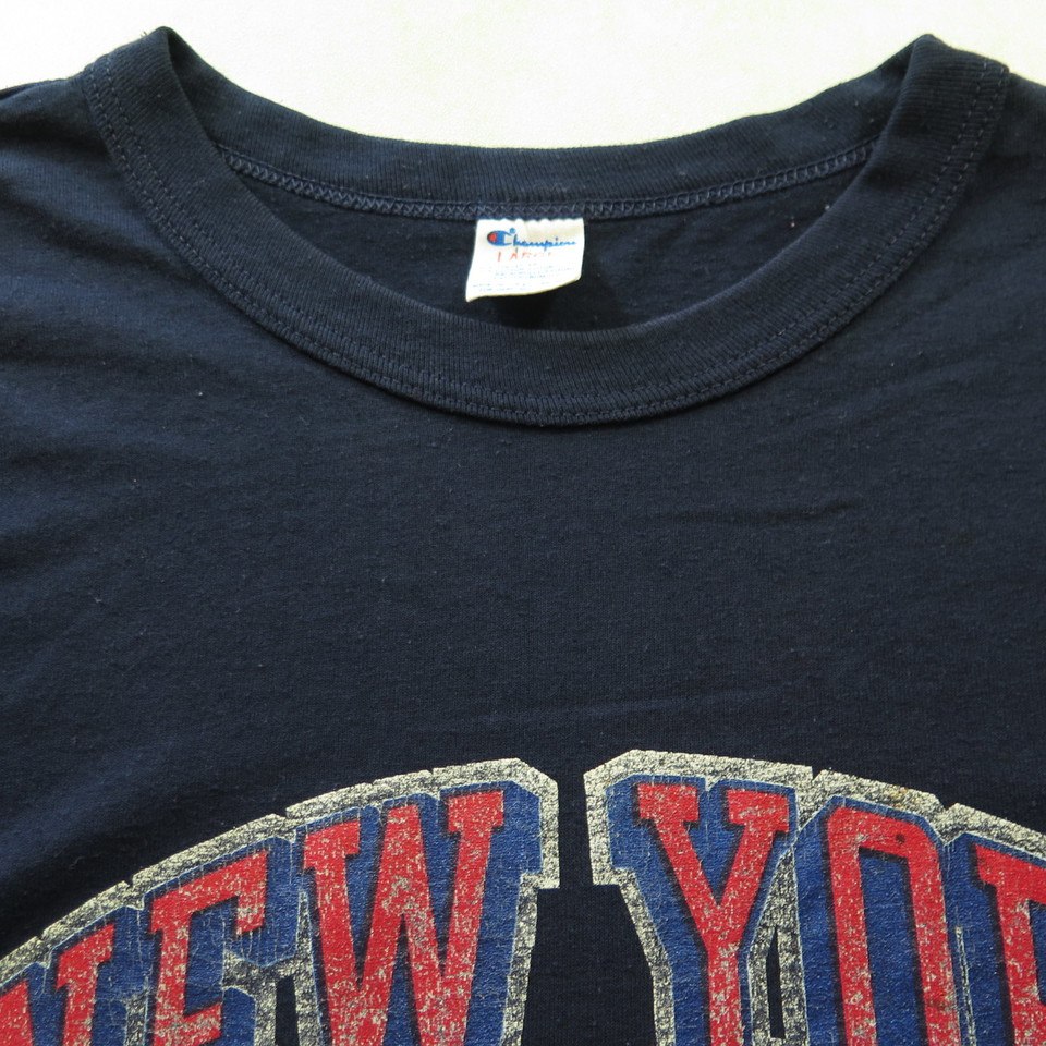 80s New York Yankees Pinstripe t-shirt Youth Medium - The Captains Vintage