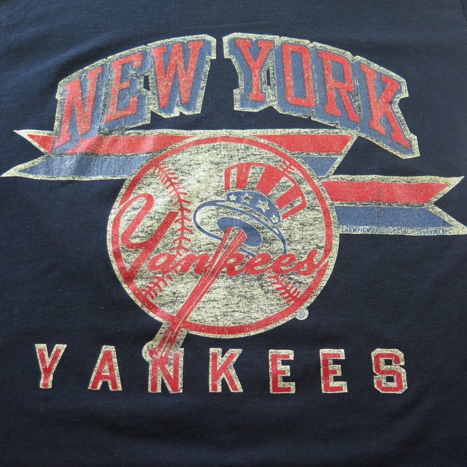 Vintage 80s NEW YORK YANKEES MLB Champion T-Shirt L – XL3 VINTAGE