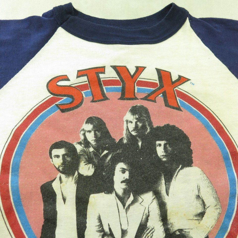 Styx Music Styx Adult 3/4 Sleeve Raglan Shirt