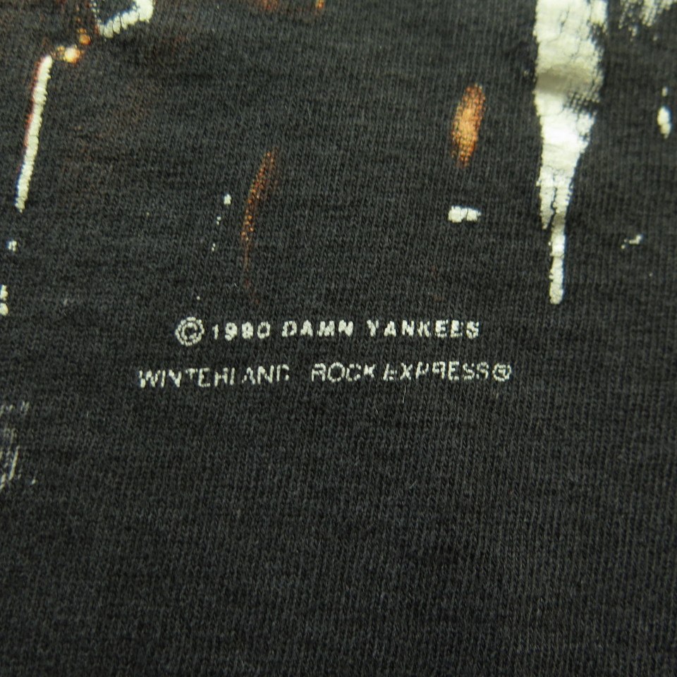Original 1990 Damn Yankees Yank This Rock Band T-shirt Rare -  Sweden