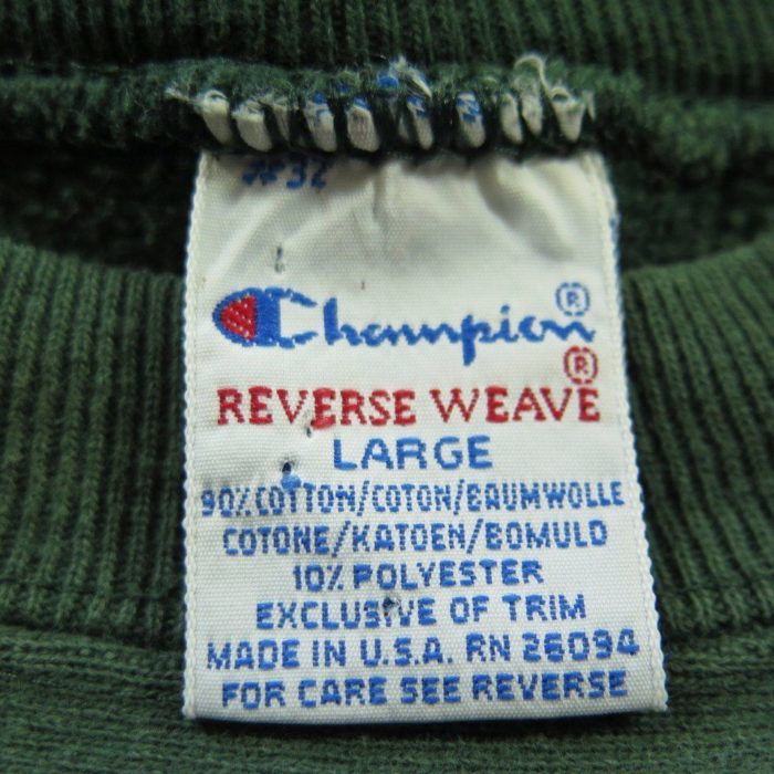 Vintage 80s Green Bay Packers Champion Sweatshirt L Reverse Weave NFL ...
