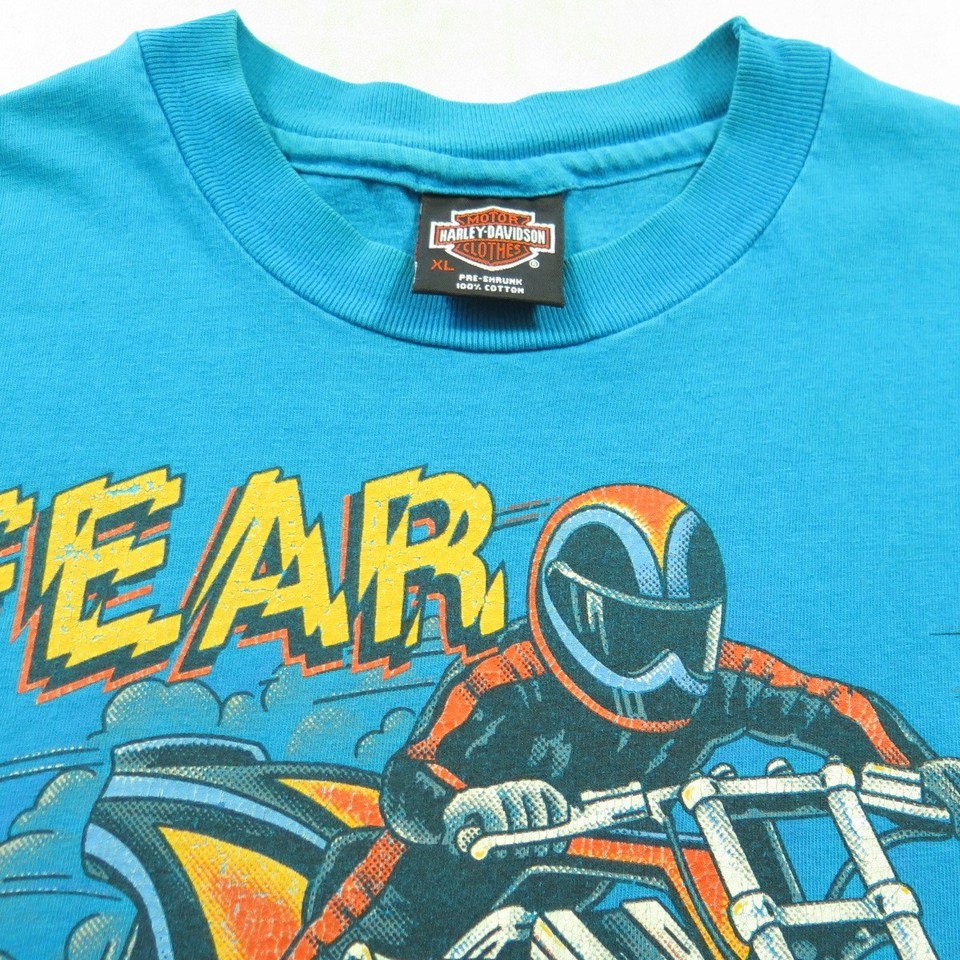 Vintage 90s Harley Davidson Shop T Shirt XL Fear Not California ...