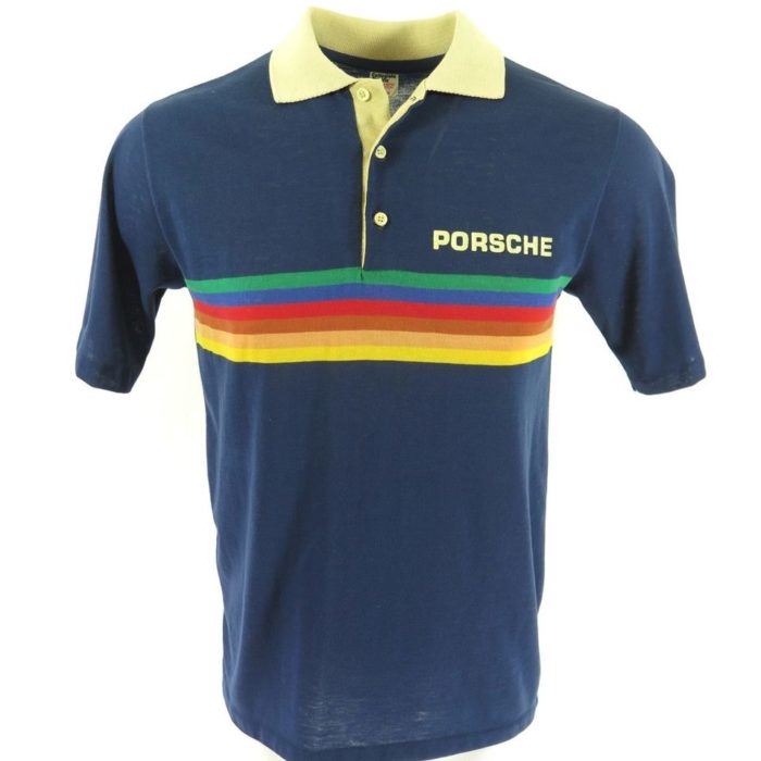 Collegiate-pacific-80s-porsche-polo-shirt-H53J-1