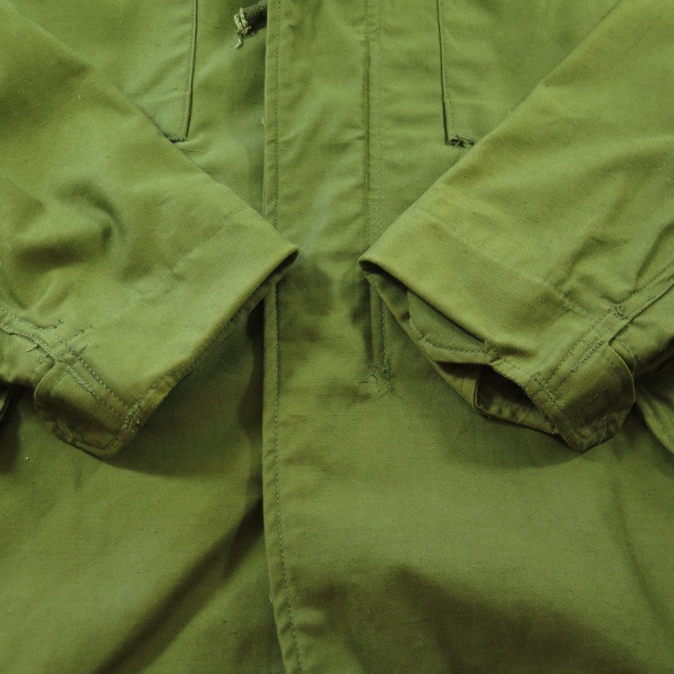 Vintage 80s M-65 Field Jacket Mens M Deadstock OG-107 Liner