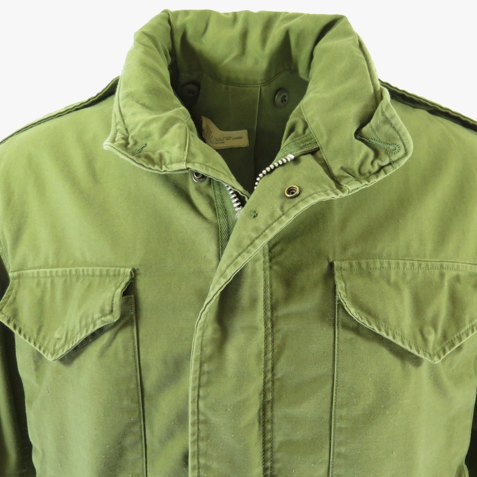 ジャケット・アウター 70s M-65 fullset!! Vintage M65 OG 107 Field Jacket Mens Sz Small 60s 70s