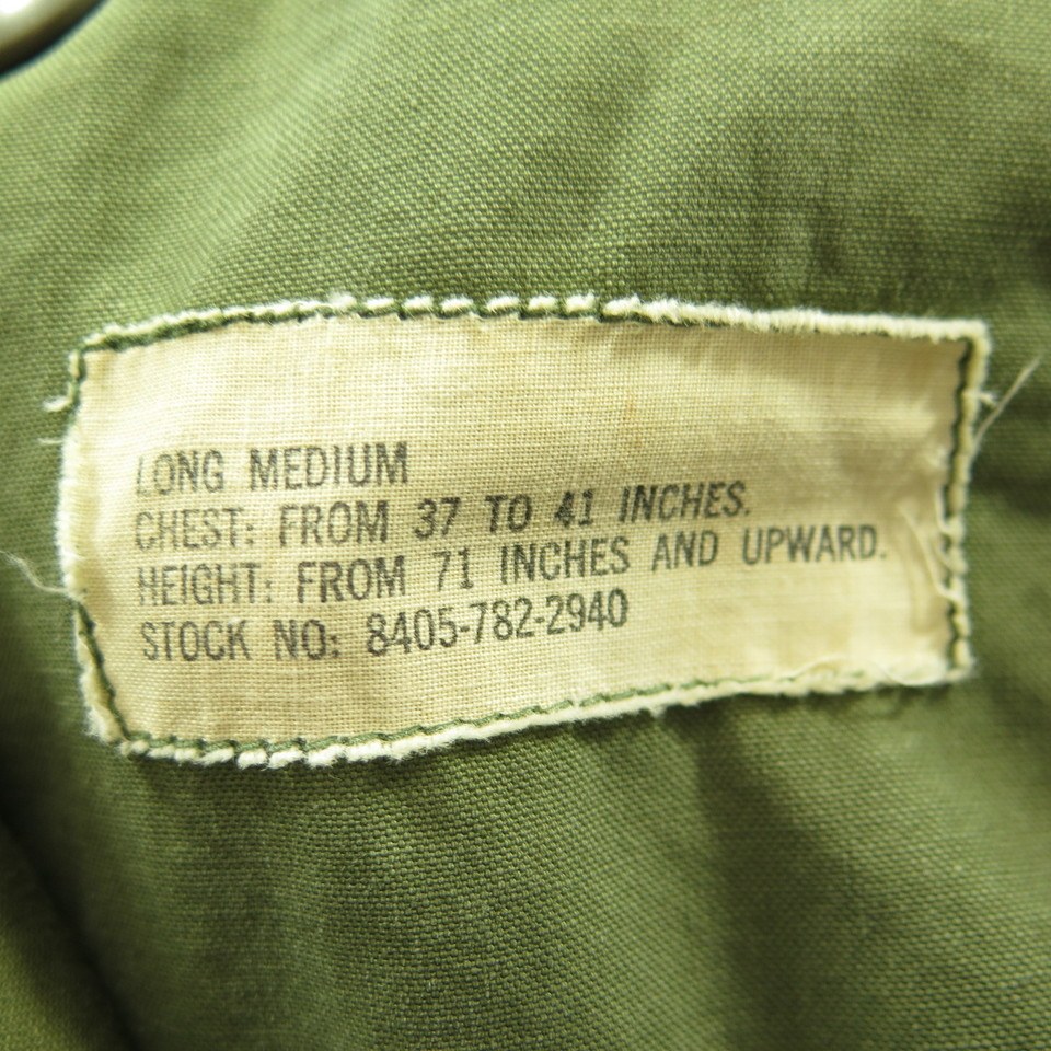 Vintage 70s M-65 Field Jacket Mens M Long Vietnam Era OG-107 | The ...
