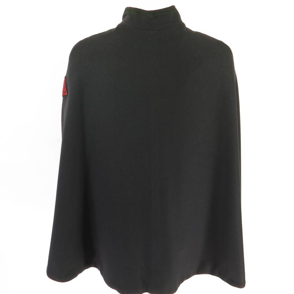 小鉄 USA製 40s~50s Vintage BRUCK'S NURSE Vintage 40s All Wool Nurses Cape Women UT Navy Blue Red