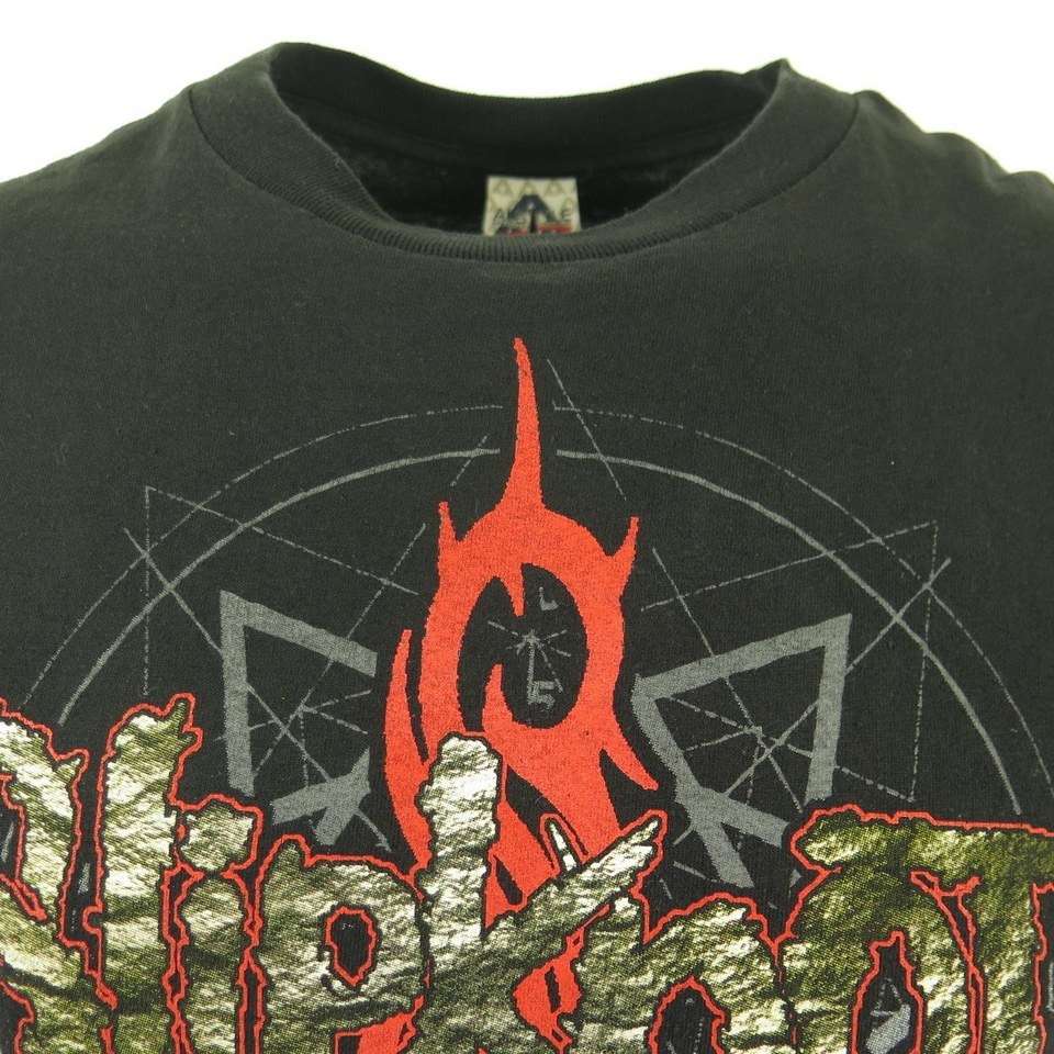 Slipknot World Tour Band T-shirt L Black All Hope is Gone 2009