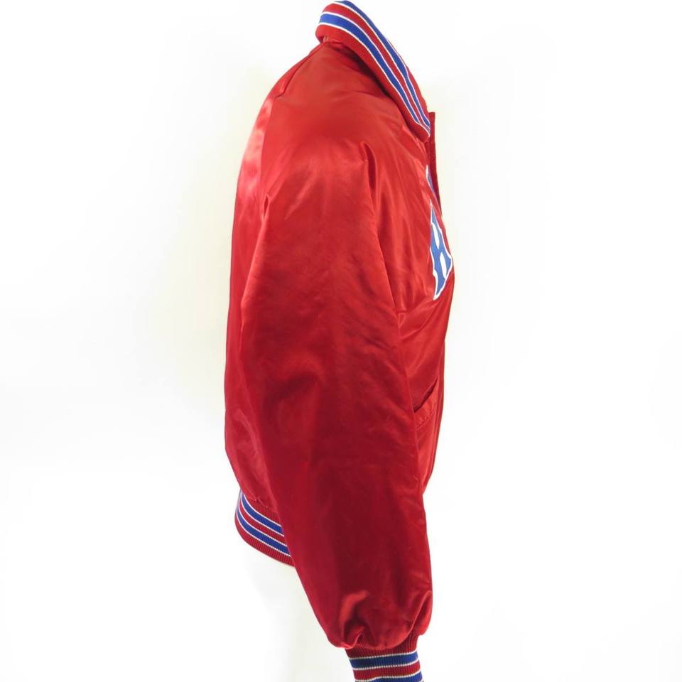 Vintage 80s Hart Patches Jacket Medium Red Satin Insulated | The ...