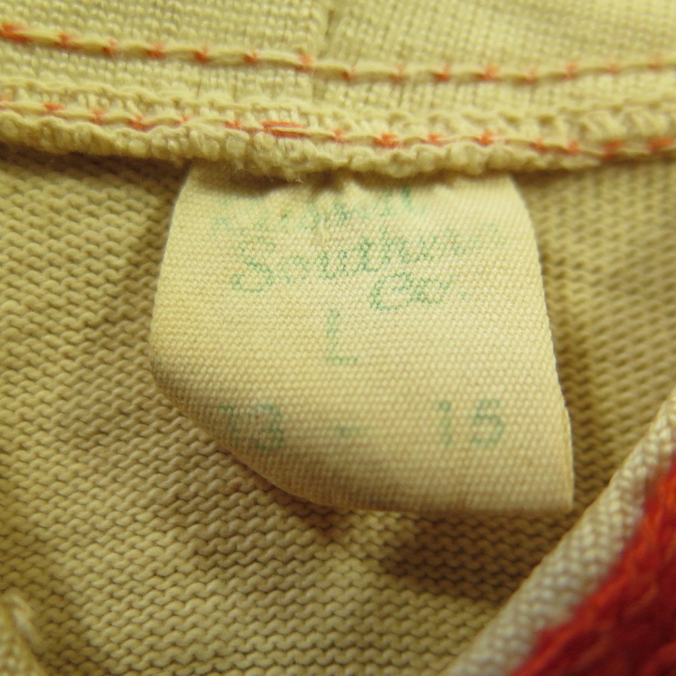 Vintage 50s Baseball Jersey Shirt Medium A&W Root Beer by Russell Soda