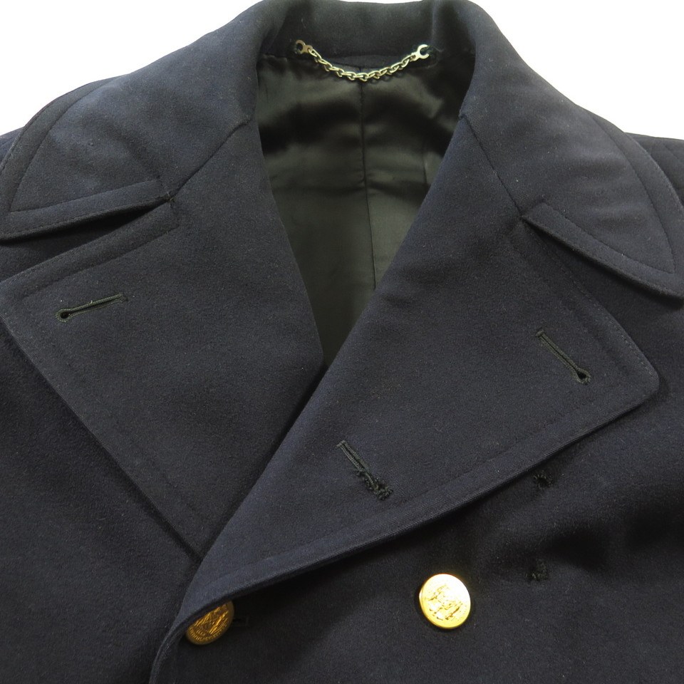 Vintage 60s NYPD Pea Coat 40 New York Police Department Union Made ...