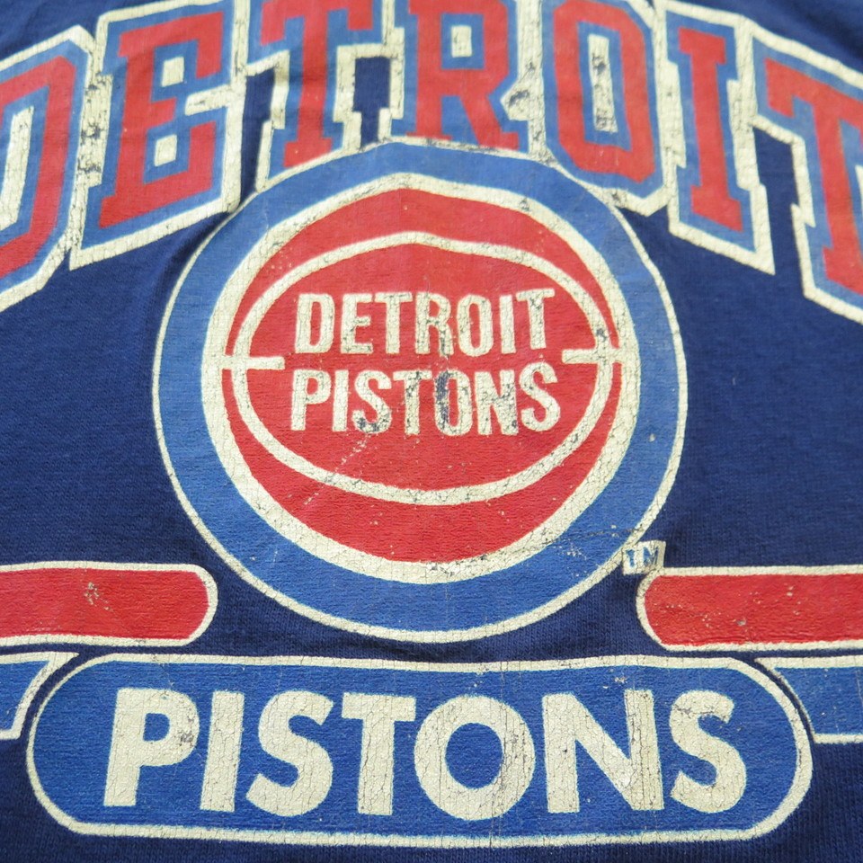 Vintage 80s Detroit Pistons Champion T-Shirt Large Deadstock NBA Basketball  Nos | The Clothing Vault