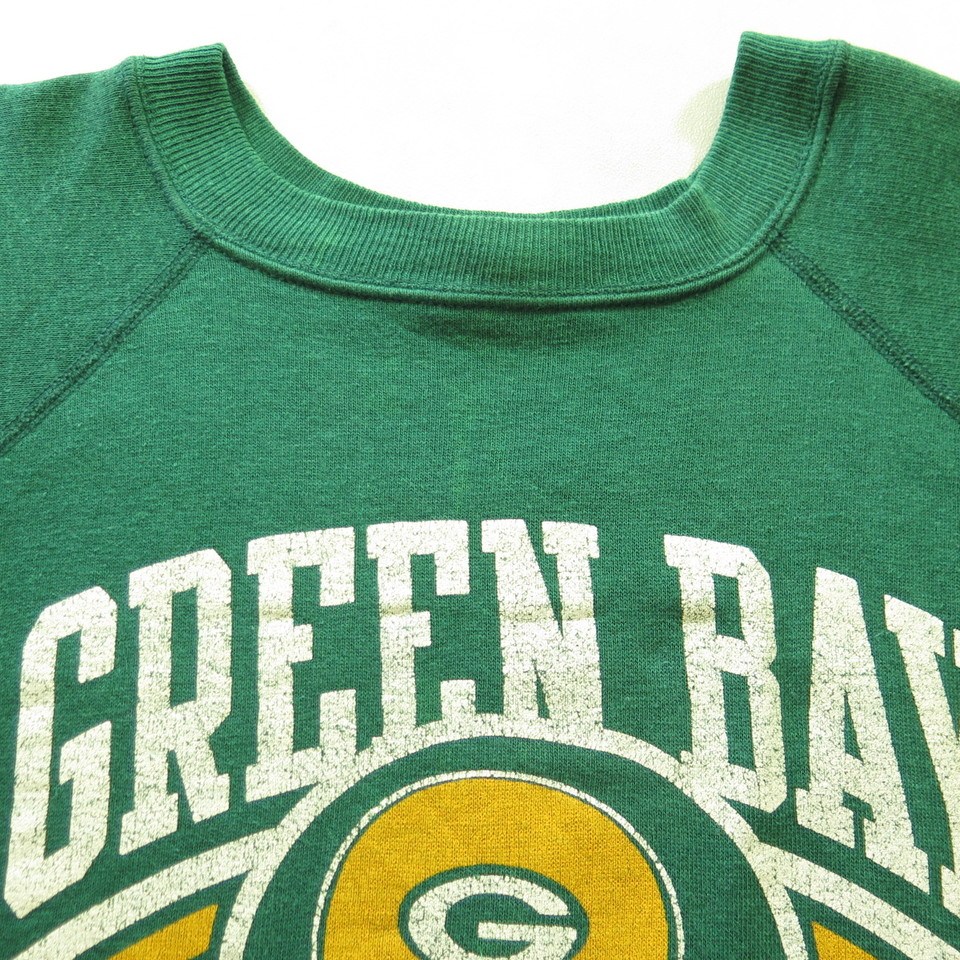 Green Bay Packers Football Sweatshirt Retro 80s Vintage Style 