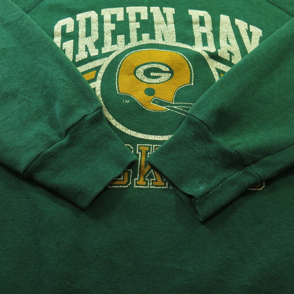 Vintage Green Bay Packers Sweatshirt Mens L NFL Football 90s