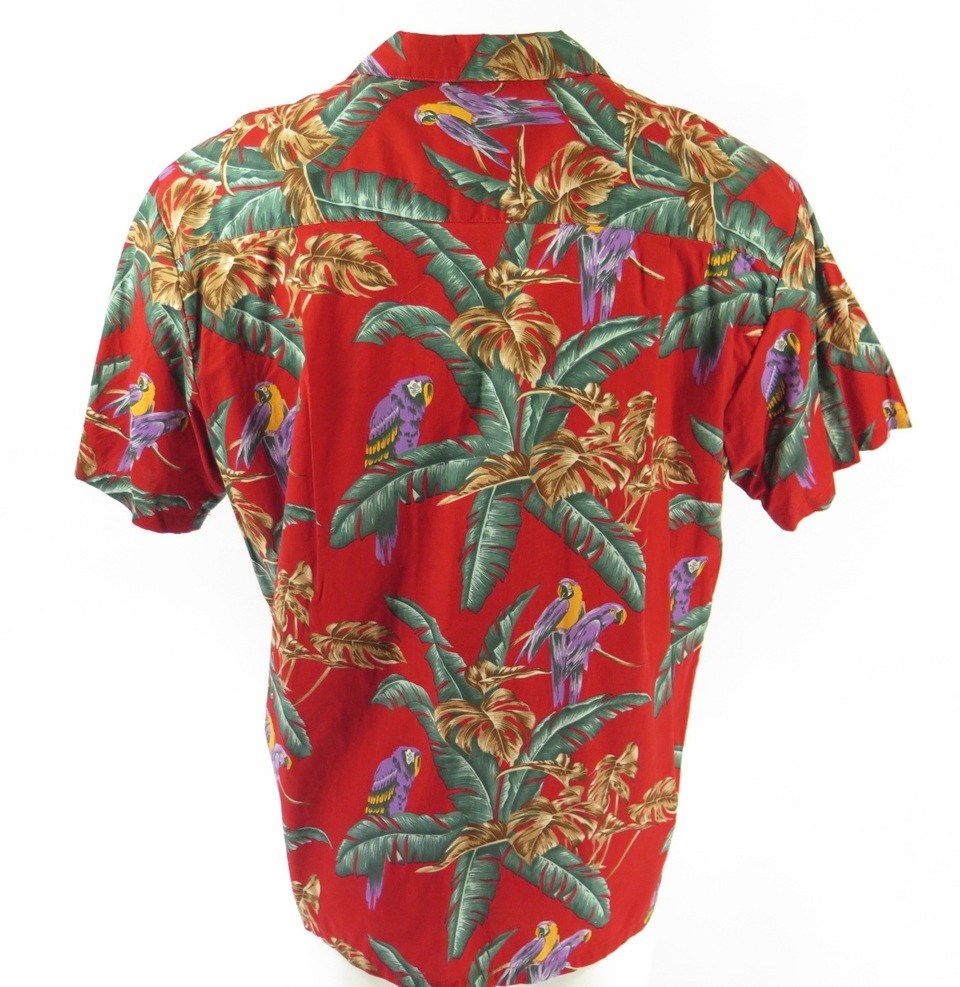 Vintage 80s Magnum PI Shirt Mens L Deadstock Hawaiian Tropical Paradise  Found | The Clothing Vault