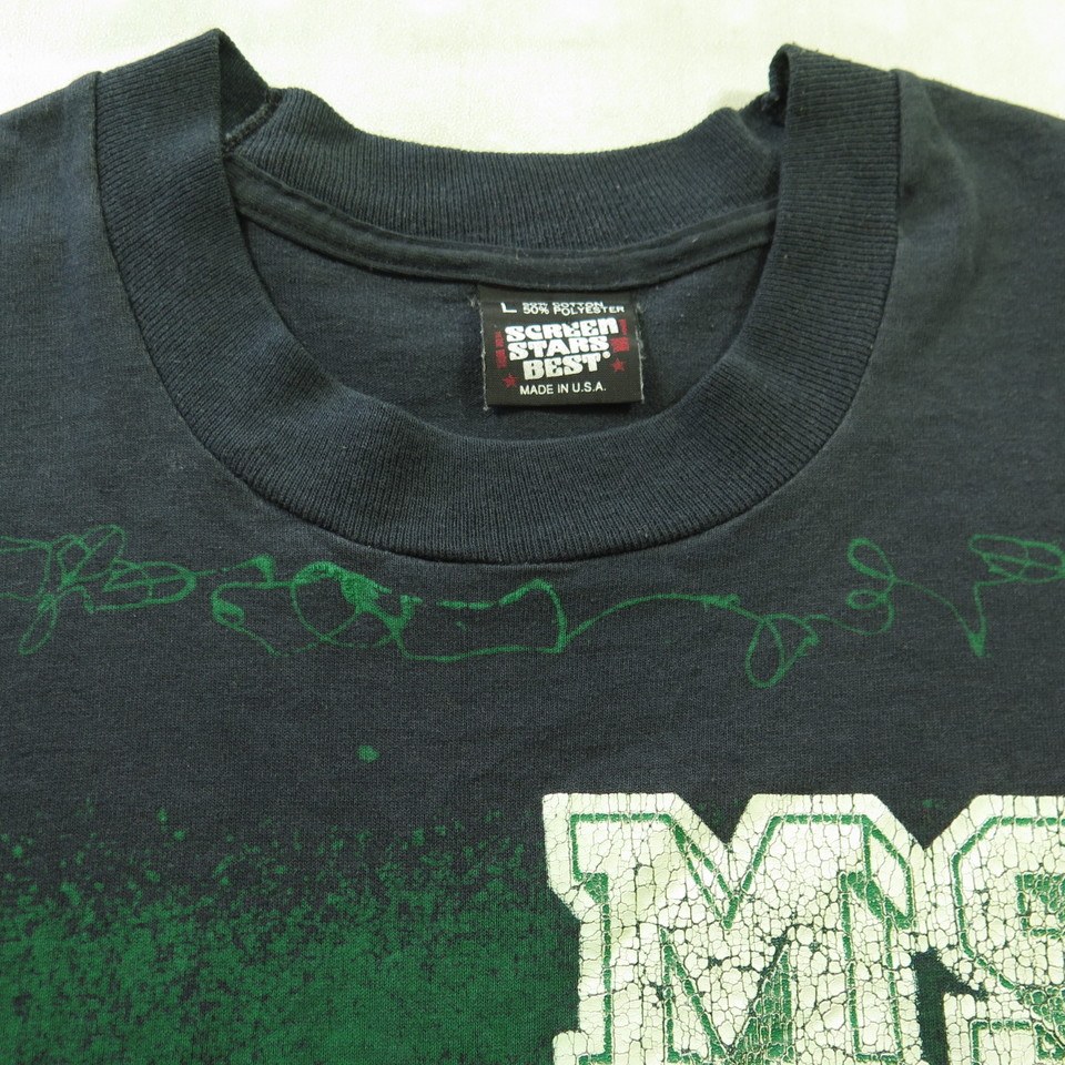 Vintage 80s MSU Spartans T-Shirt Mens Large Michigan State University | The  Clothing Vault