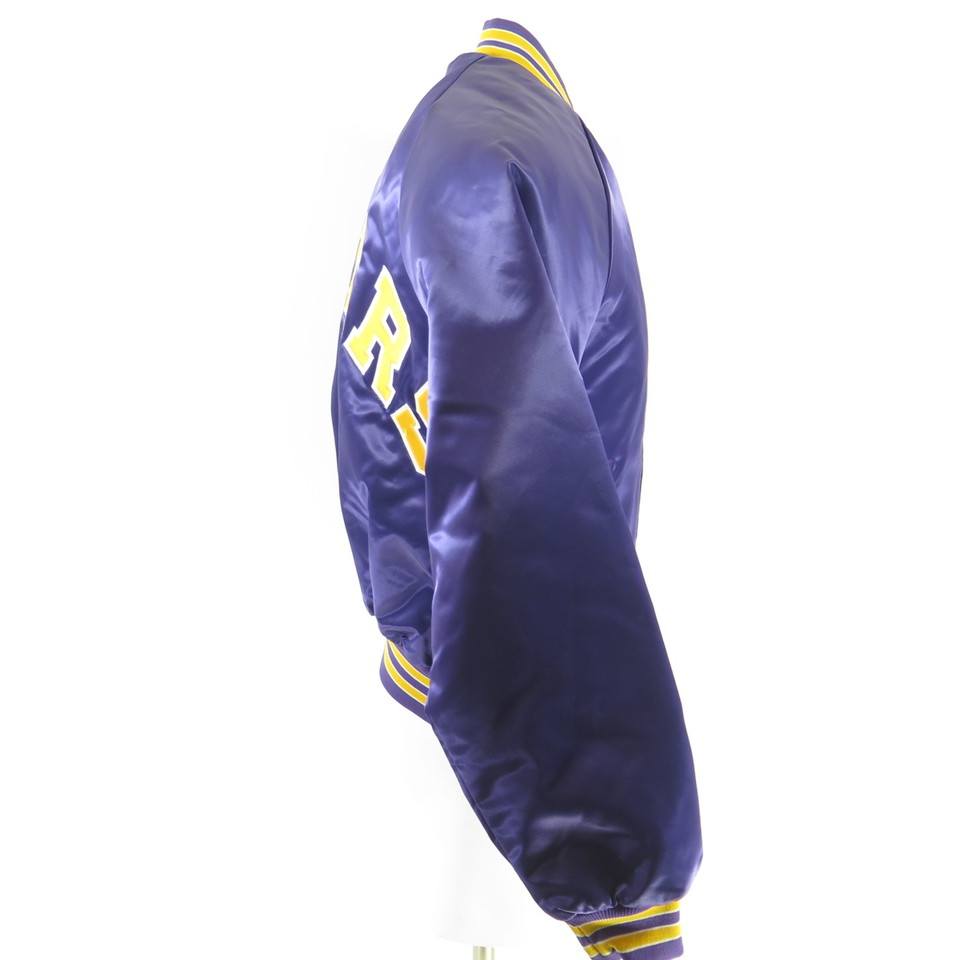 Vintage 80s Los Angeles Lakers Jacket Mens M Deadstock NBA Basketball Chalk  Line, The Clothing Vault