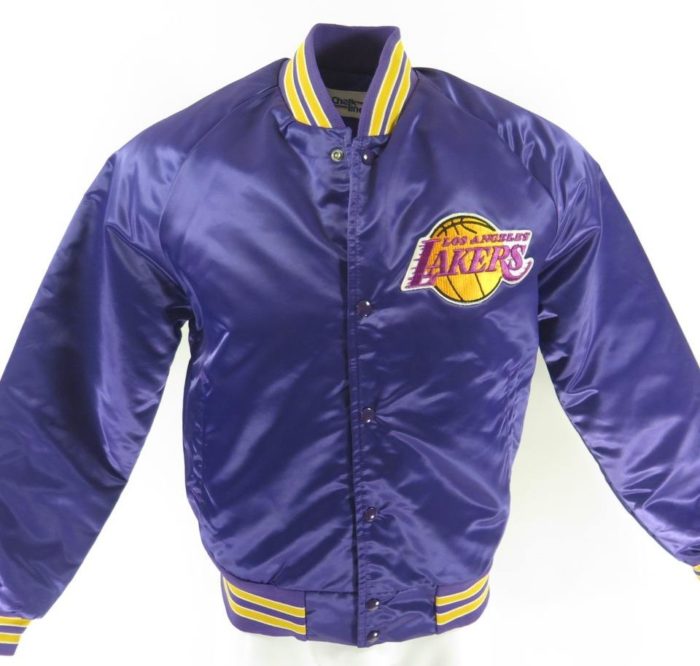 Vintage 80s Los Angeles Lakers Jacket Mens M Deadstock NBA