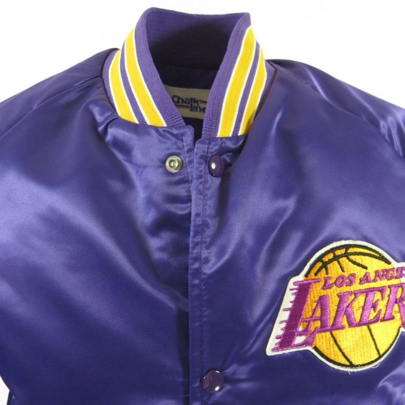 Vintage 80s Los Angeles Lakers Jacket Mens M Deadstock NBA Basketball ...