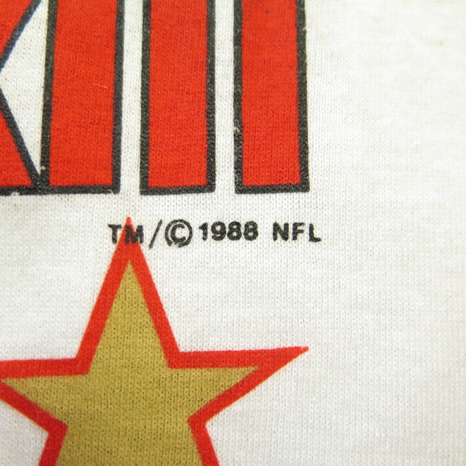 Sports / College Vintage NFL San Francisco 49ers Tee Shirt 1988 Size Xs Made in USA Deadstock