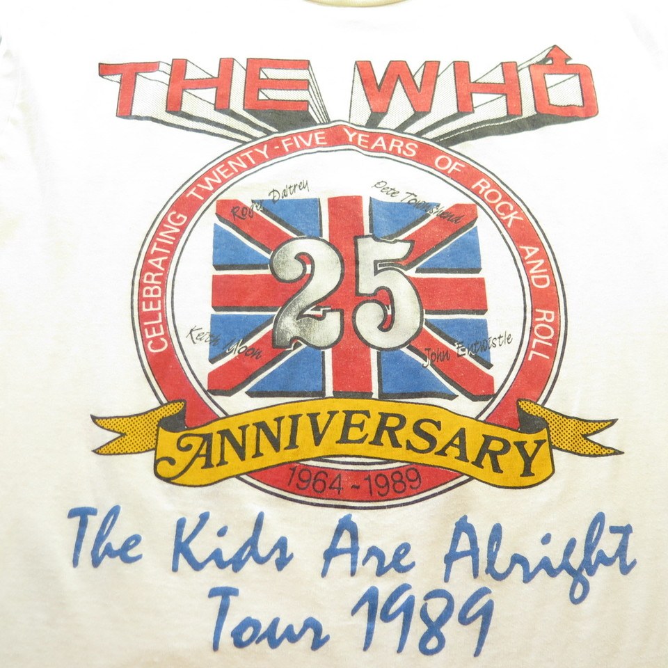 Vintage Chicago Band Tour 1989 Large Mens T Shirt 