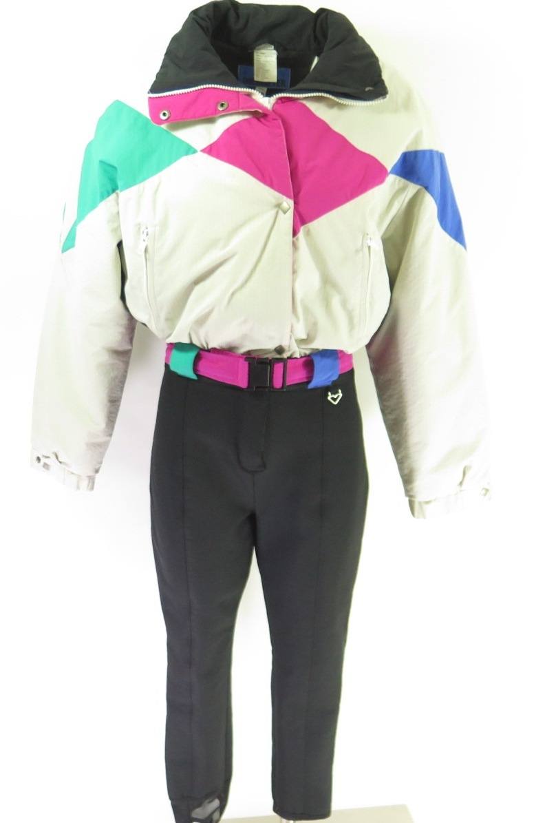 Details about   Vtg 80s OBERMEYER One Piece Ski Suit Shell Snow Bib snowsuit Jumpsuit WOMENS 12