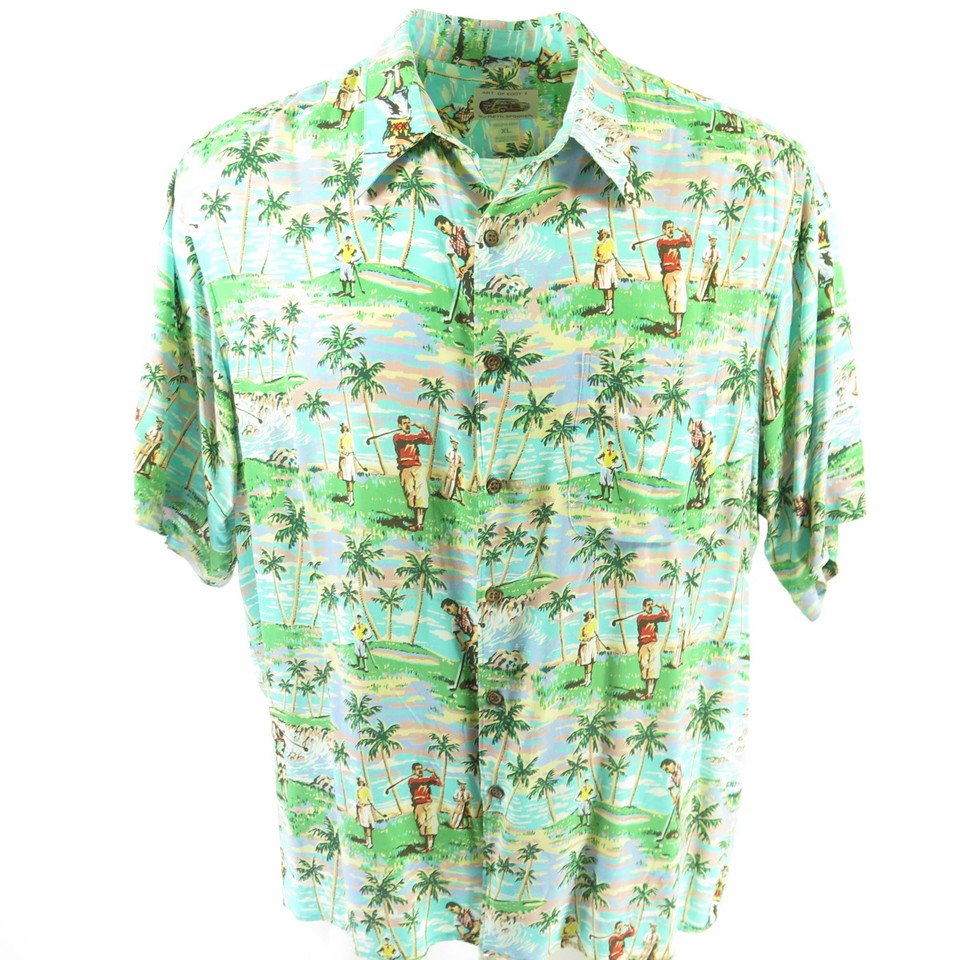 Vintage 70s Billiards Pool Disco Shirt Mens L Fitted Poly Hutspah