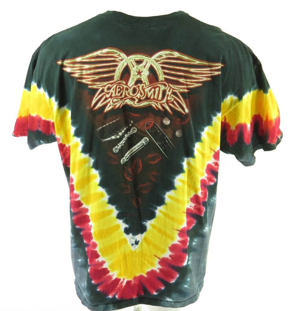 aerosmith tie dye shirt