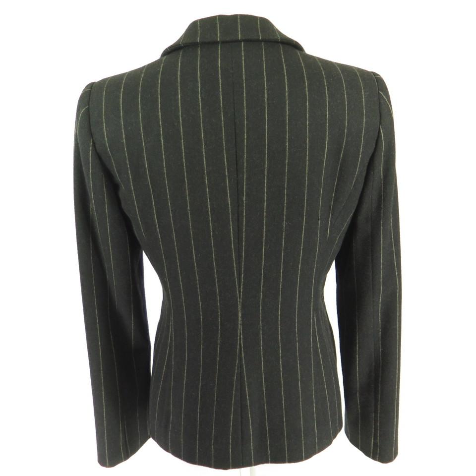 Giorgio Armani, Pants & Jumpsuits, Vintage Black Shiny Pinstripe Giorgio  Armani Womens Pant Suit Size 42 Fitted