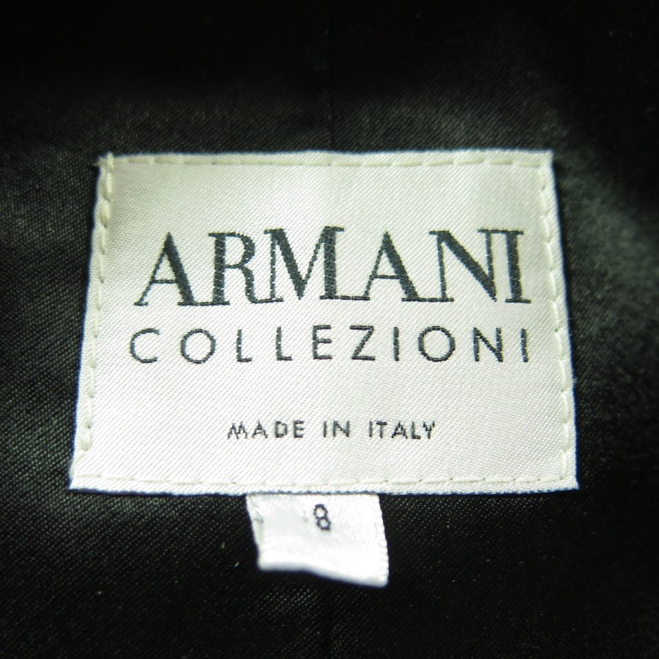 Armani Collezioni 2 Piece Suit Jacket Womens 8 Pants 8 Pinstripe ...