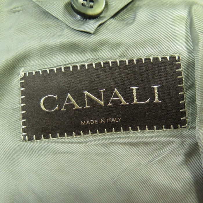 Canali Pinstripe Sport Coat Mens 40 New Italian Jacket Blazer Gray Wool ...