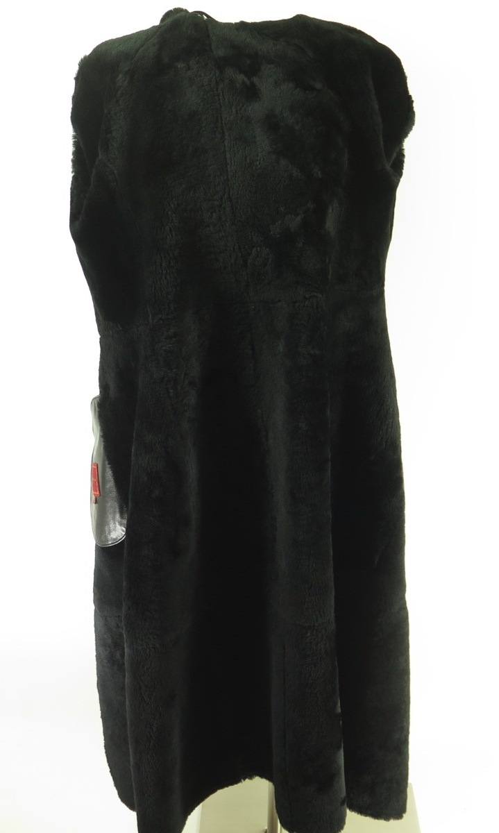 Cole Long Fur Coat - Black