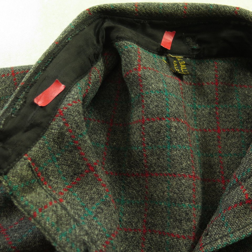 Vintage 30s Mackinaw Wool Shirt Jacket XL Wool Doubled Shoulder