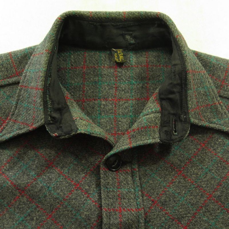 Vintage 30s Mackinaw Wool Shirt Jacket XL Wool Doubled Shoulder | The ...