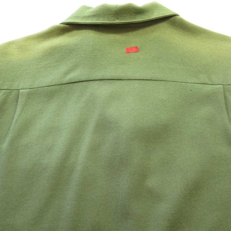 Vintage 50s Camp Shirt Mens L Pilgrim Bakelite Buttons Green USA Made ...