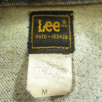 Vintage 80s Lee Denim Trucker Jacket Medium Distressed Faded Classic ...