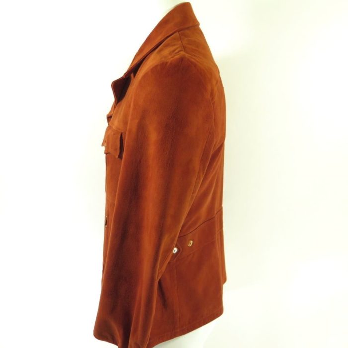 Vintage 60s Suede Leather Jacket 42 fits Large Rust Nubuck | The ...