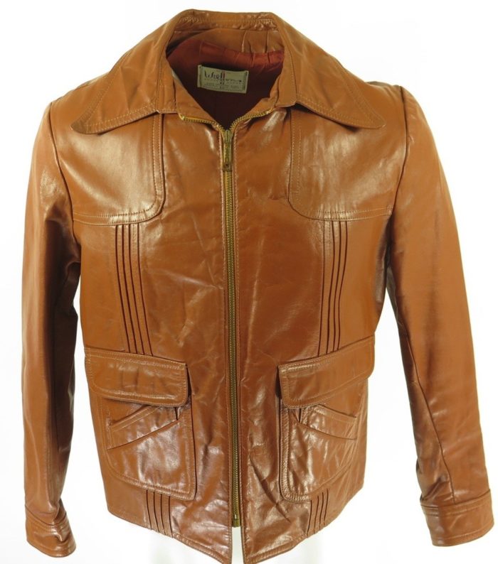 60s-wilsons-leather-brown-jacket-H78K-1