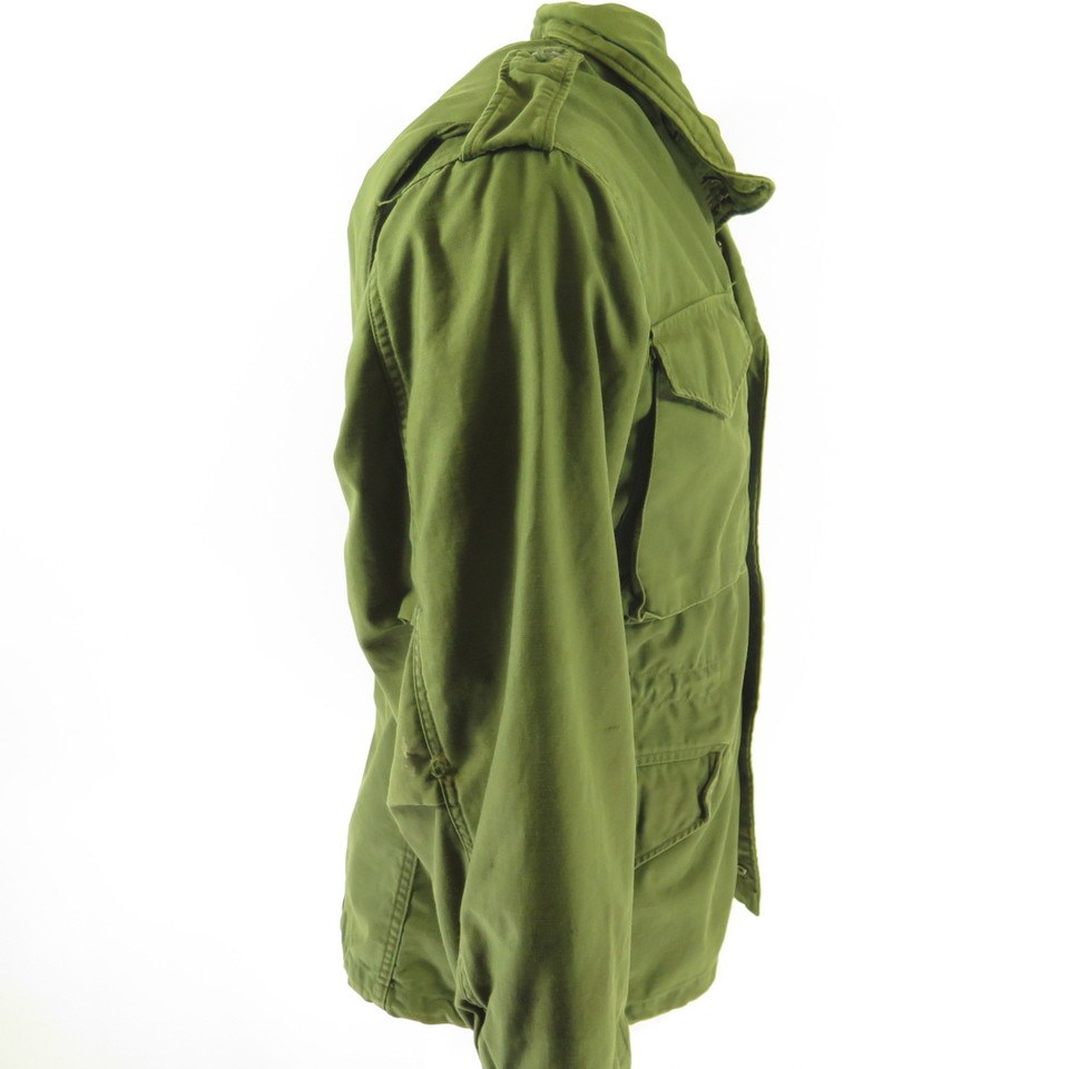 Vintage 70s Alpha M-65 Field Jacket S Short Military Vietnam Era | The ...