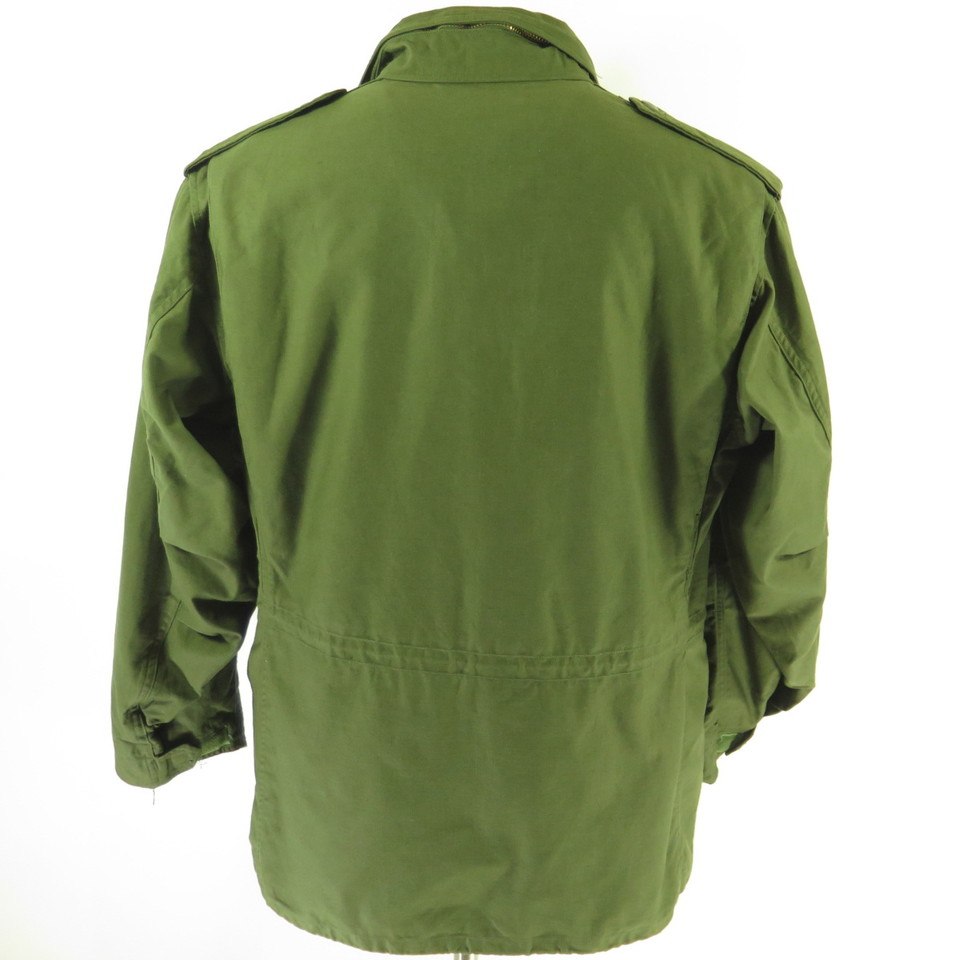 Vintage 70s M-65 Field Jacket Mens L Long Deadstock Military OG-107 ...