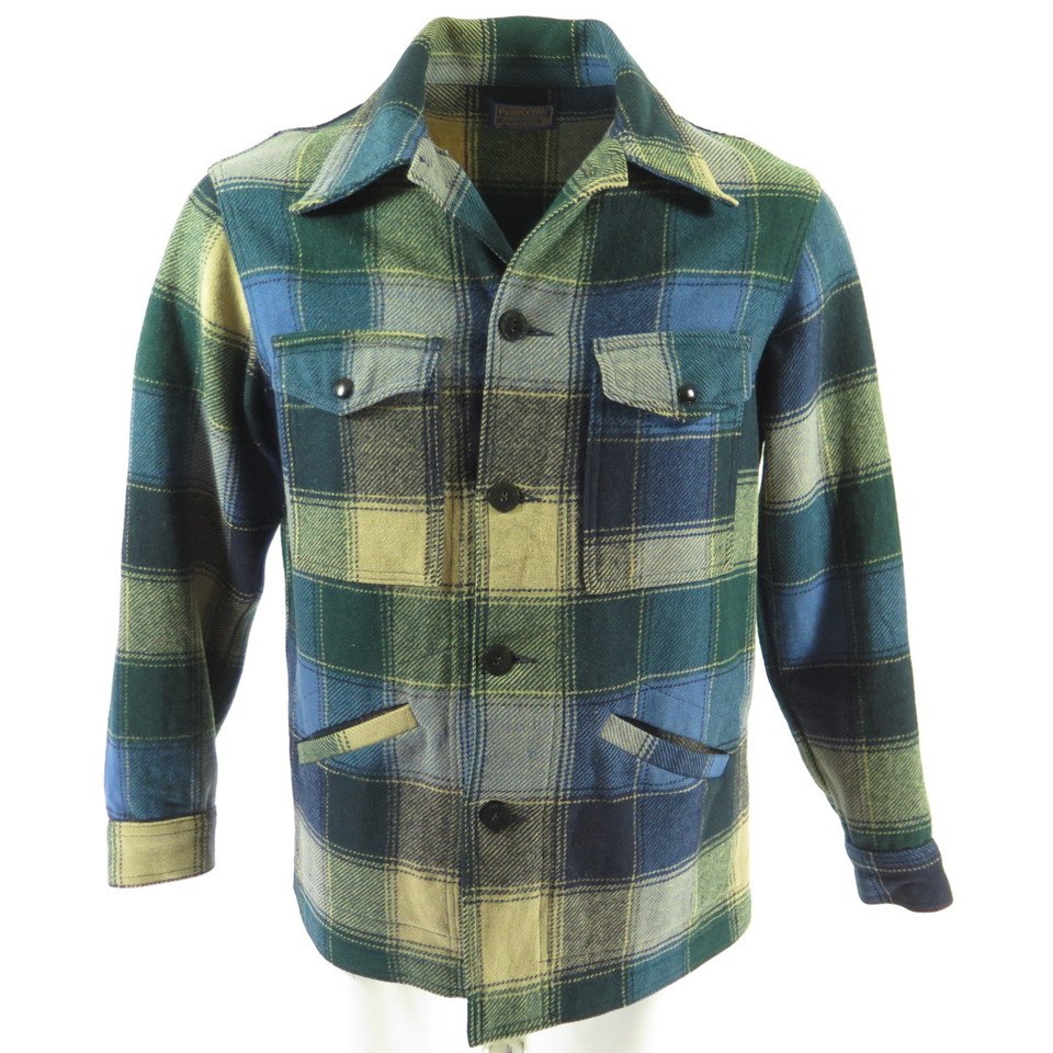 On Sale Vintage 1960s Mens Plaid Pendleton 49er Jacket For Men