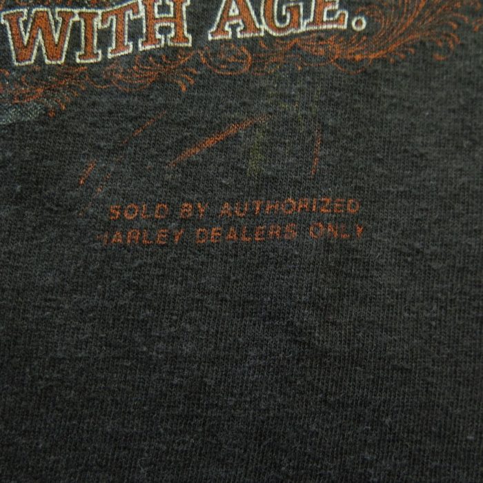 Vintage 80s 3D Emblem T-Shirt Medium Harley & Whiskey Get Better