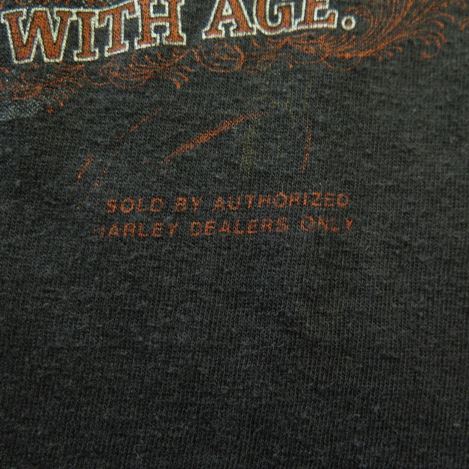 Vintage 80s 3D Emblem T-Shirt Medium Harley & Whiskey Get Better with Age |  The Clothing Vault