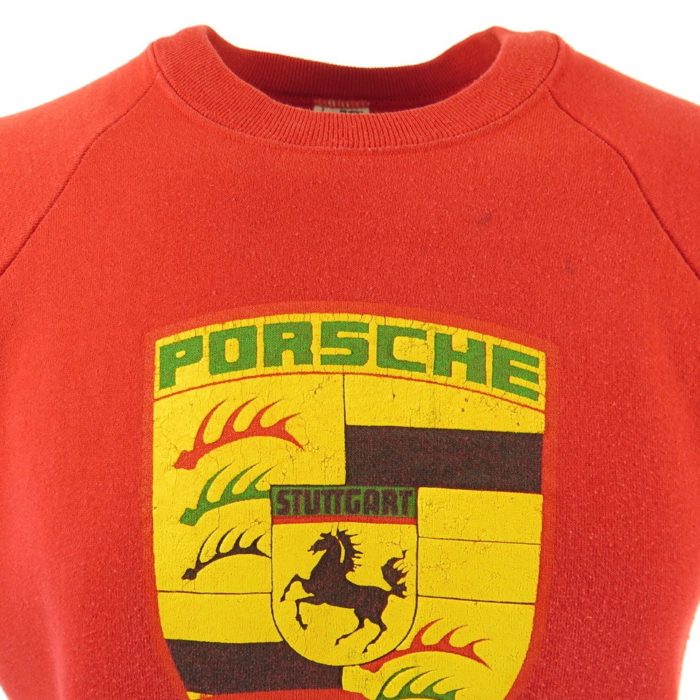 Vintage 80s Car Racing 911 Sweatshirt L 50/50 German Coat of Arms | The ...