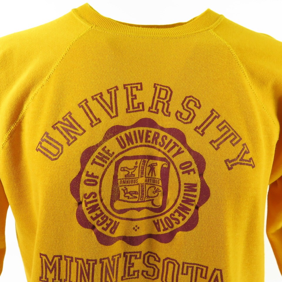 light yellow minnesota sweatshirt