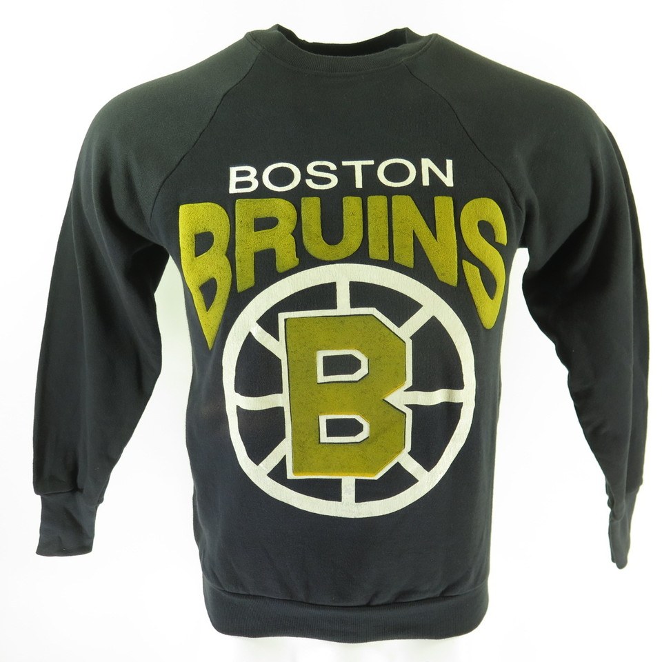 Vintage black #Boston #bruins #nhl #sweatshirt 1/4 - Depop