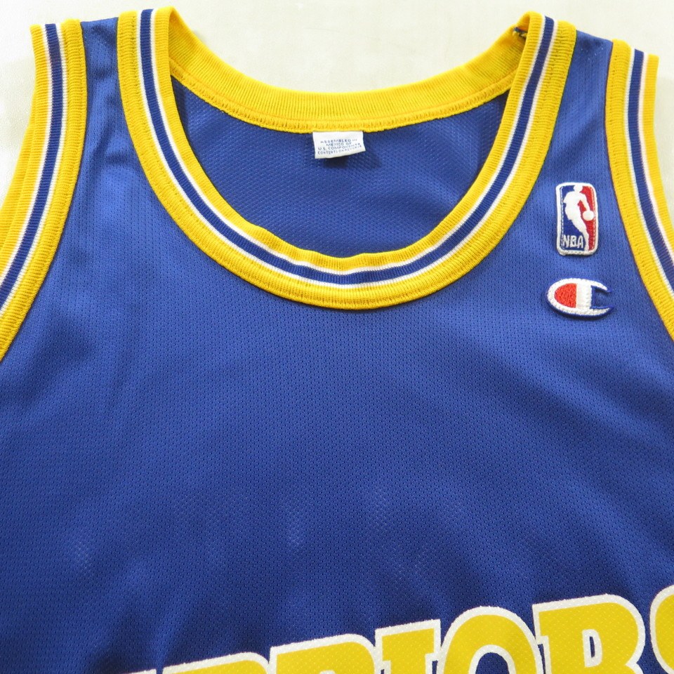 VTG 90s Joe Smith Golden State Warriors Starter Navy Authentic Jersey 54